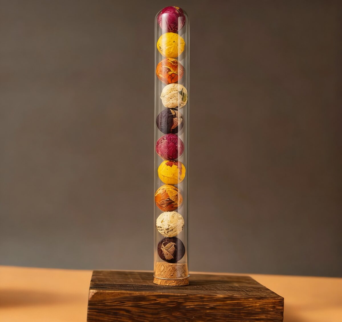 10 Flower Pearl Blooming Tea Collection - Aromatic Floral Tea Gift Box, Hand-Rolled Tea Set