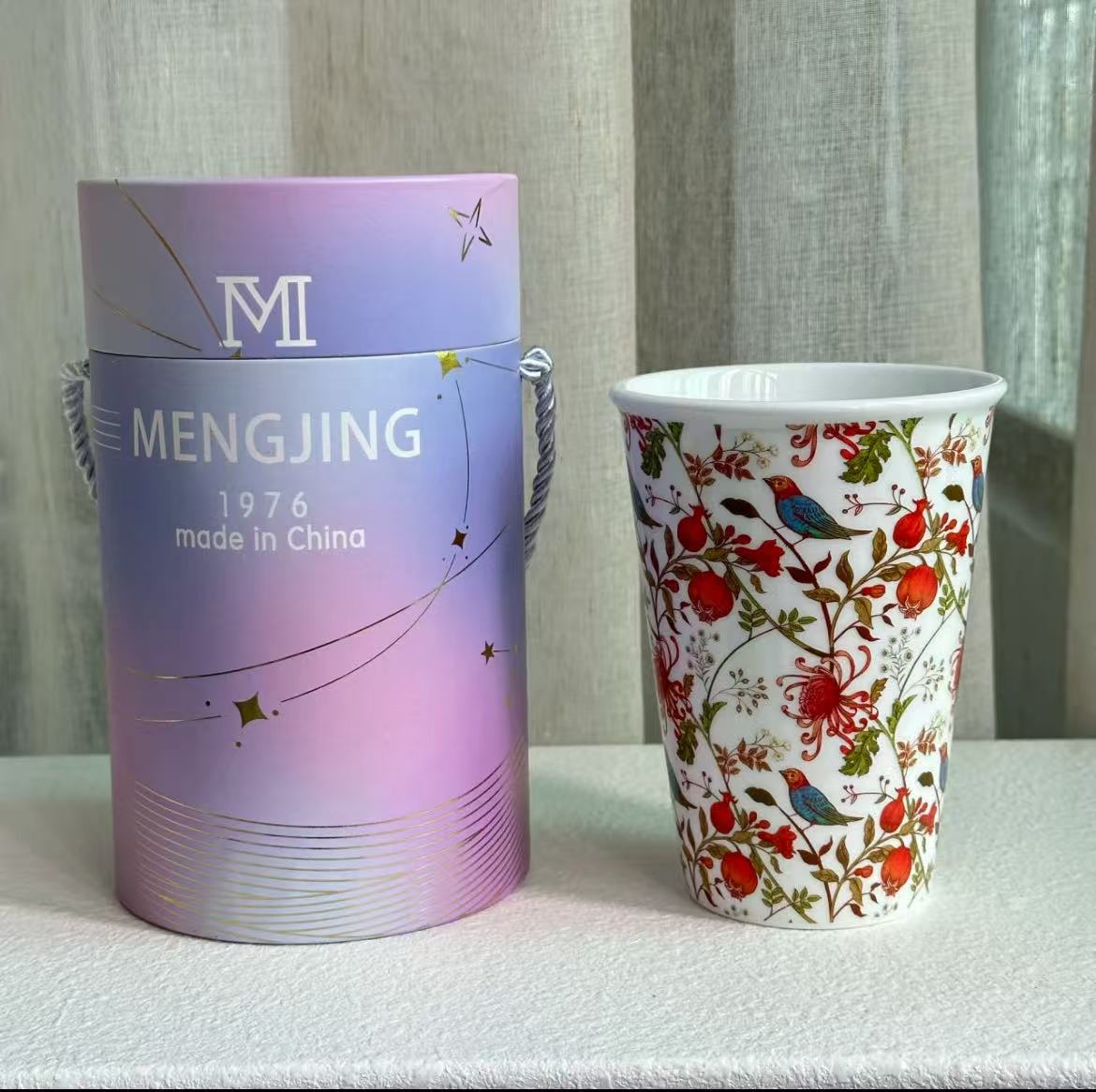 微信图片_20251123141116_325_7 Artisan Porcelain Mug - Hand Painted Floral Relief, Luxury Ceramic Tea Cup with Gift Box, Exquisite Handcrafted Coffee Mug