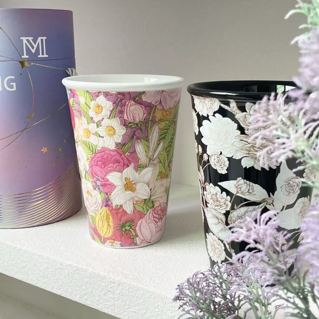 微信图片_20251123150443_333_7 Artisan Porcelain Mug - Hand Painted Floral Relief, Luxury Ceramic Tea Cup with Gift Box, Exquisite Handcrafted Coffee Mug