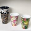 Junxustea Artisan Porcelain Mug - Hand-Painted Floral Relief, Luxury Gift Box Included