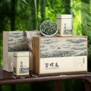 Authentic Biluochun Green Tea - Premium Dongting Mountain "Green Snail Spring" Loose Leaf Gift Box, 250g