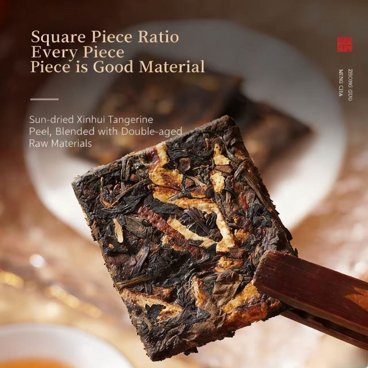 Fujian Tangerine Peel Shoumei White Tea 250g, 5 Gift Boxes (10 Individual Tea Bags per Box), Compressed Flavored Tea, Healthy Portable Tea Gift Set