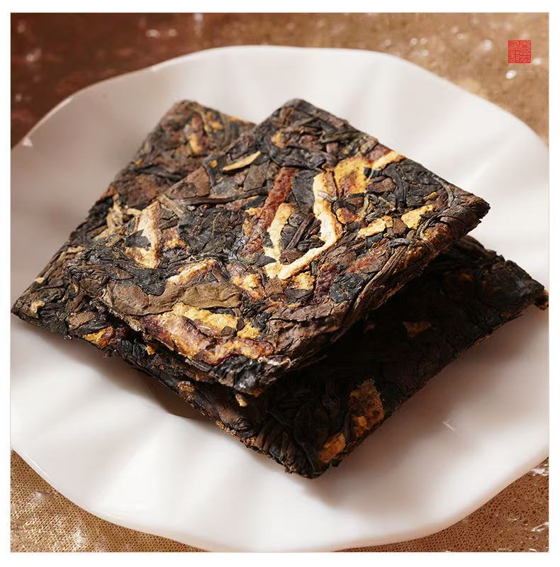 Fujian Tangerine Peel Shoumei White Tea 250g, 5 Gift Boxes (10 Individual Tea Bags per Box), Compressed Flavored Tea, Healthy Portable Tea Gift Set