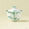 微信图片_20251223085140_647_7 Junxistea Hand-Painted Bamboo Porcelain Gaiwan Set - Zen Tea Cup for Gongfu Brewing
