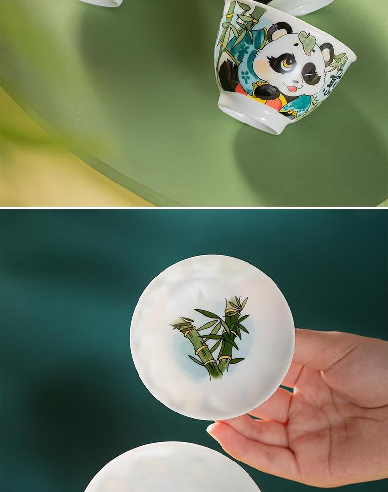 微信图片_20251225225536_610_6 The Celestial Bamboo: 1380°C Porcelain Tea Ritual Set - Hand-Painted Panda Motif, Jingdezhen