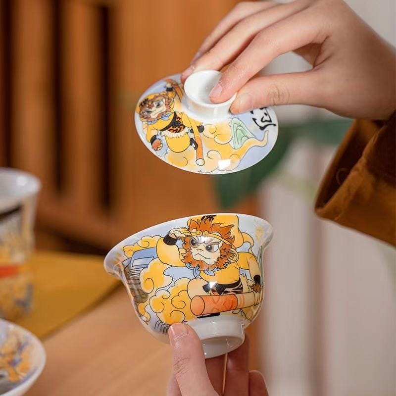 微信图片_20251226013948_653_6 Monkey King Porcelain Tea Set - Legendary 1380°C Fired Sun Wukong Set