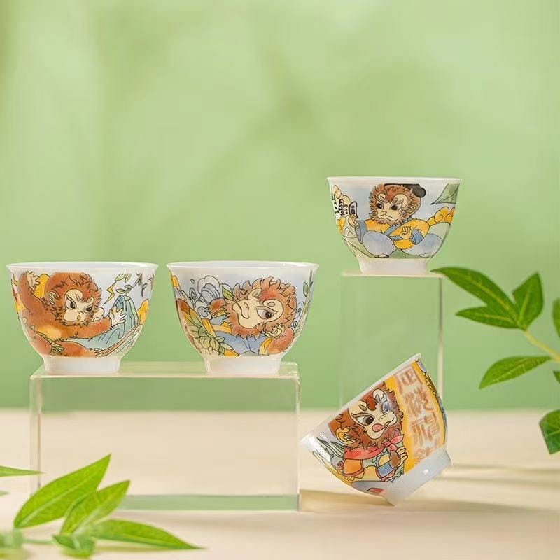 微信图片_20251226013950_655_6 Monkey King Porcelain Tea Set - Legendary 1380°C Fired Sun Wukong Set