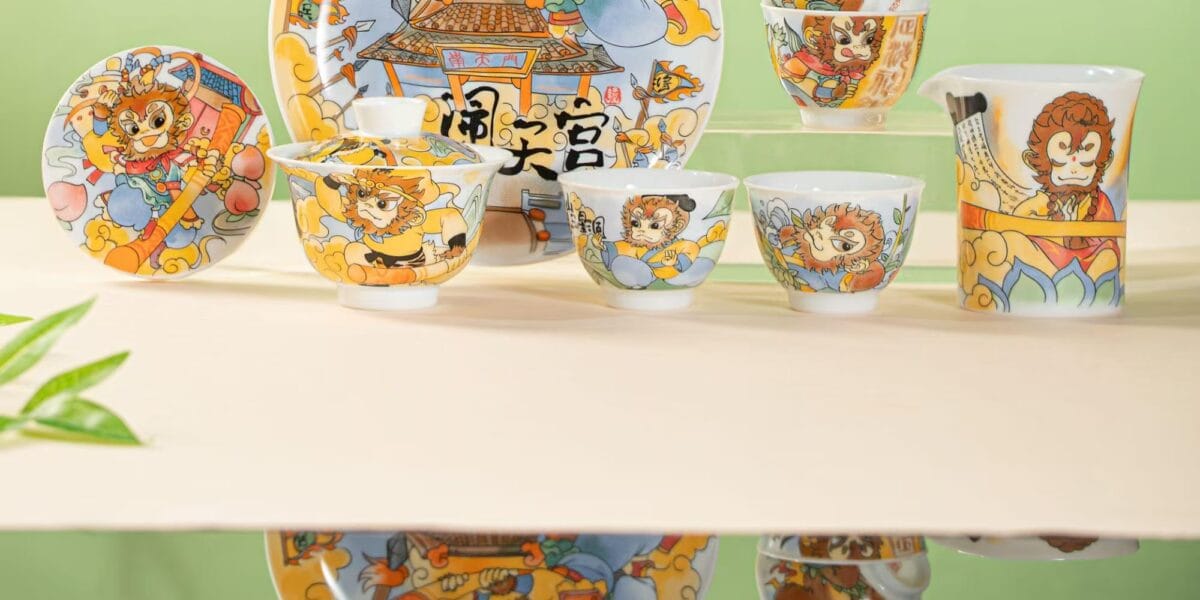 微信图片_20251226014001_667_6 Monkey King Porcelain Tea Set - Legendary 1380°C Fired Sun Wukong Set