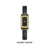 Black & Gold Minimalist Watch for Women - Quiet Luxury Everyday Timepiece