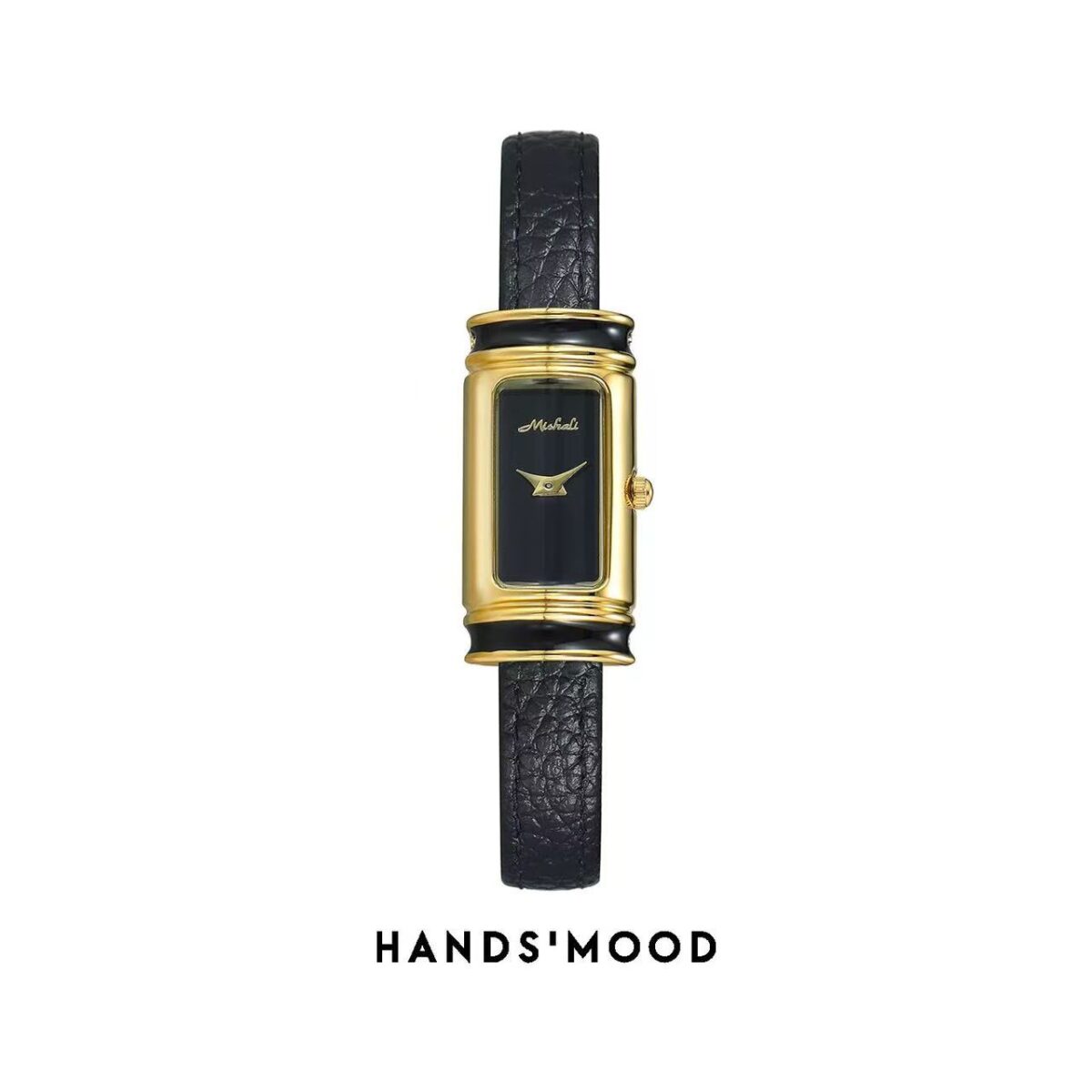 Black & Gold Minimalist Watch for Women - Quiet Luxury Everyday Timepiece