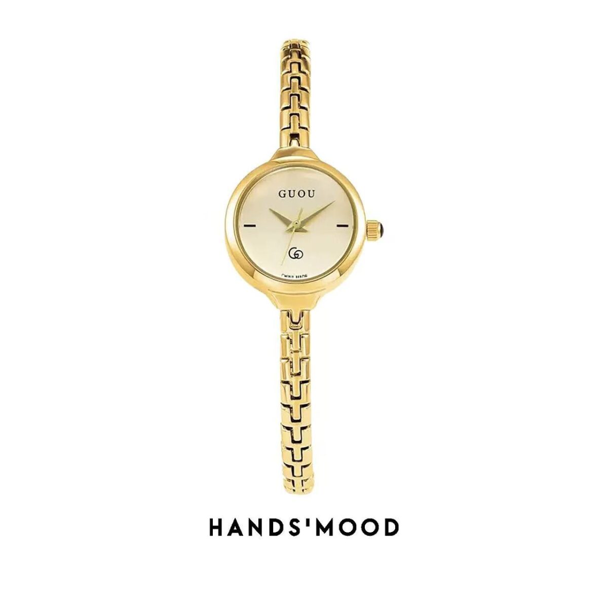 Black & Gold Minimalist Watch for Women - Quiet Luxury Everyday Timepiece