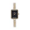 Black & Gold Minimalist Watch for Women - Quiet Luxury Everyday Timepiece