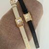 Elegant Pearl & Gold-Tone Mesh Bracelet Watch – Vintage-Inspired Women’s Timepiece