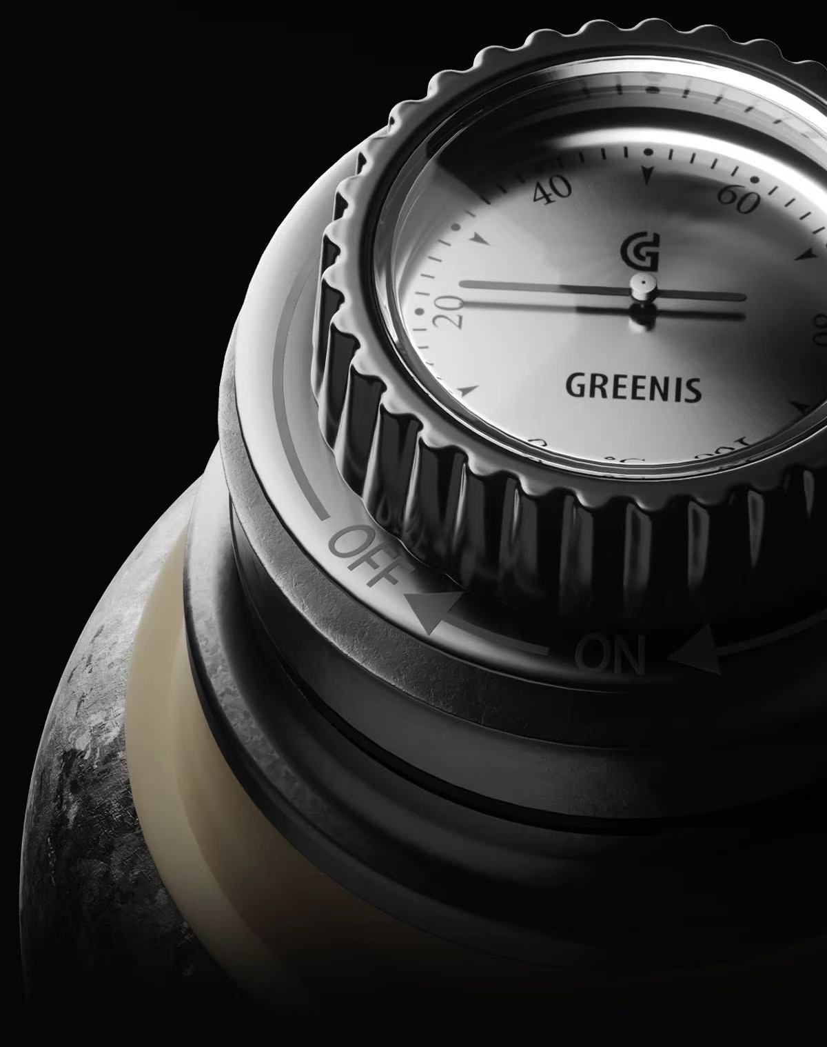 Watch-Style Temperature Display Pure Titanium Tumbler - 450ml Vacuum Insulated Cup with Analog Gauge