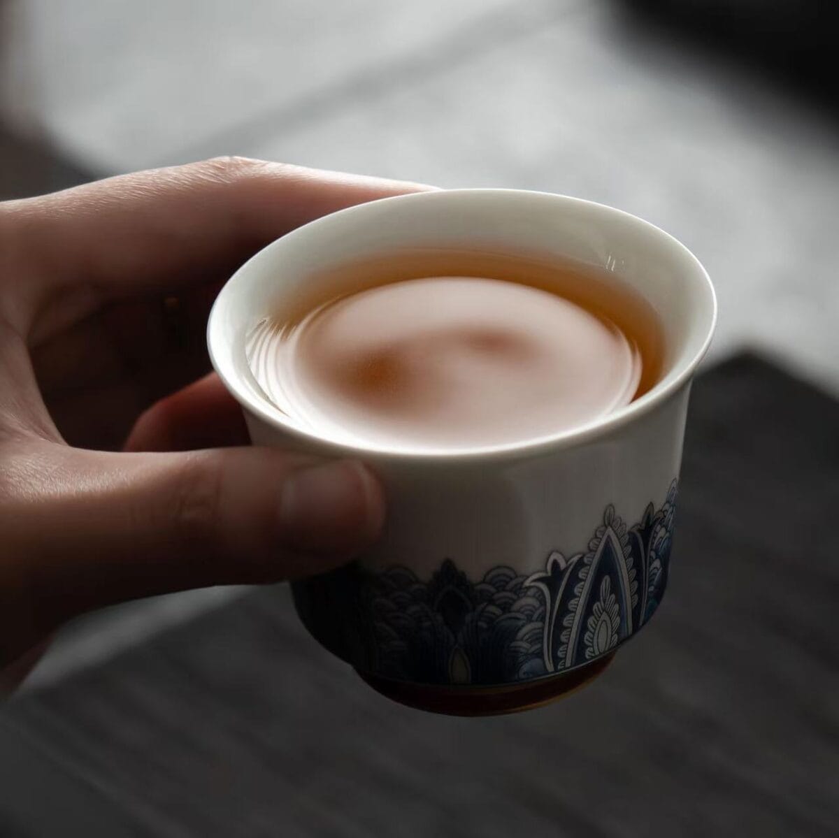 微信图片_20260118024802_1130_6 Blue and White Tea Set - Exquisite 5-Pc Lion Dance Gaiwan Collection