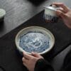 微信图片_20260118024807_1135_6 Blue and White Tea Set - Exquisite 5-Pc Lion Dance Gaiwan Collection