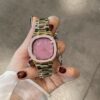 微信图片_20260119200149_1146_6 Van Gogh Inspired Pink Crystal Watch with Starry Night Dial