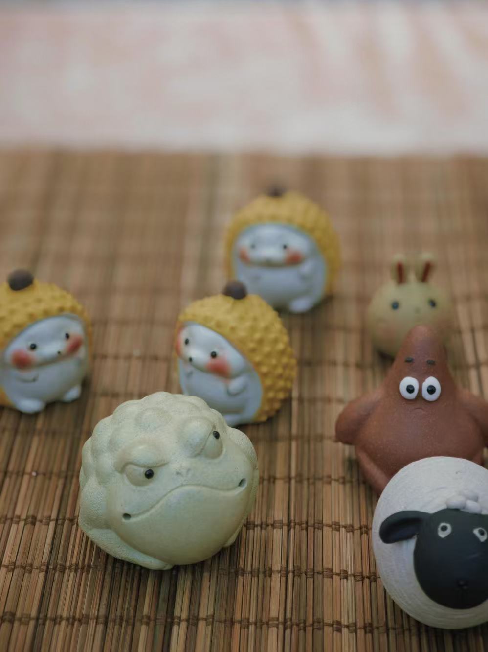 微信图片_20260126111419_1334_6 Zisha Tea Pet Three-Legged Money Toad - Yangzhi White Clay Wealth Attraction Ornament, Patina Developable