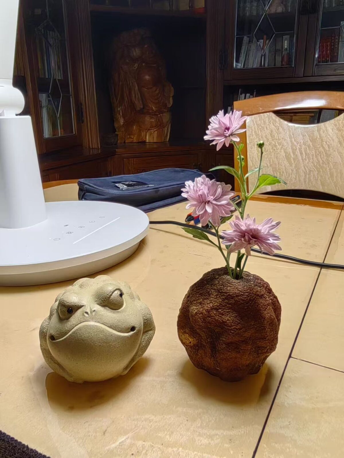 微信图片_20260126111420_1335_6 Zisha Tea Pet Three-Legged Money Toad - Yangzhi White Clay Wealth Attraction Ornament, Patina Developable