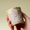 微信图片_20260128181558_1372_6 Hand-Painted Nine-Tailed Fox Floral Rim Tea Cup - Firestone Red Glaze Ceramic 300ml