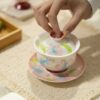 微信图片_20260129110349_1438_6 Hand-Painted Peony Arita Ware San Cai Gaiwan - Ceramic Three-Piece Tea Set