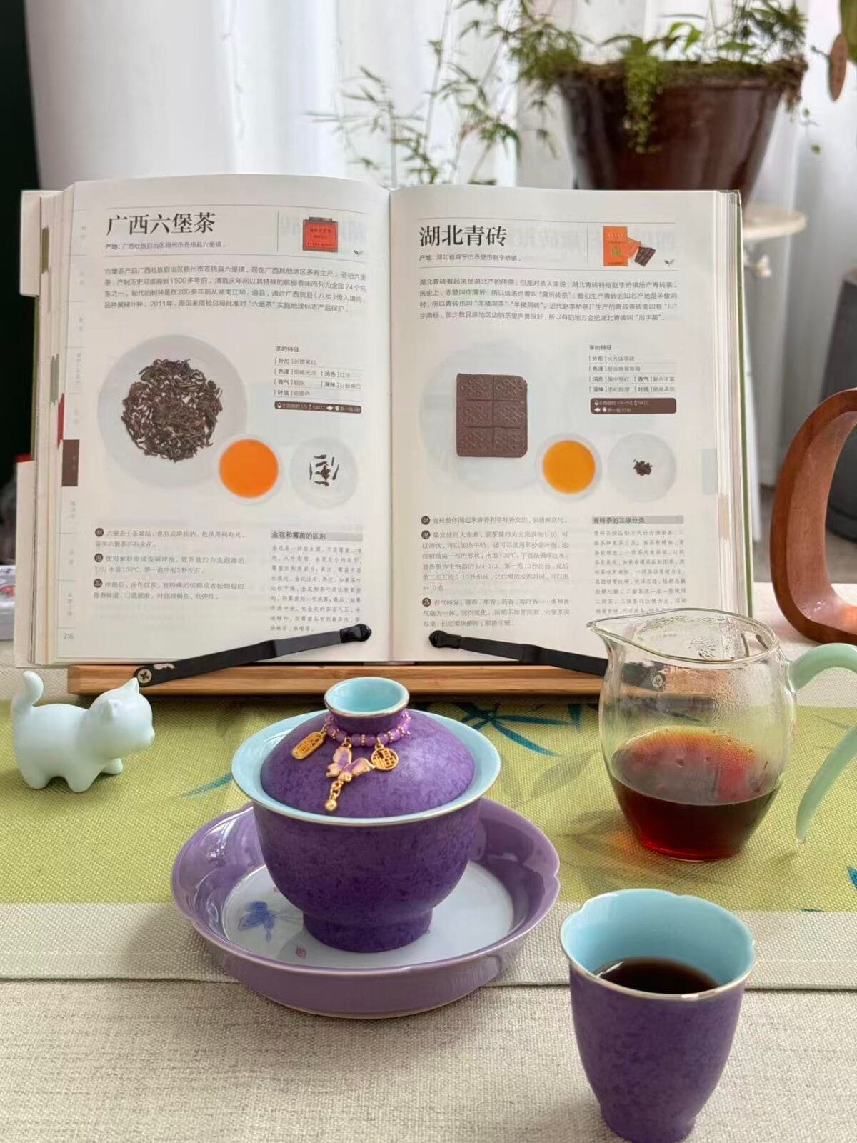 Purple Crystal Glaze Gaiwan - Beautiful 120ml Gongfu Set, Each Piece Unique