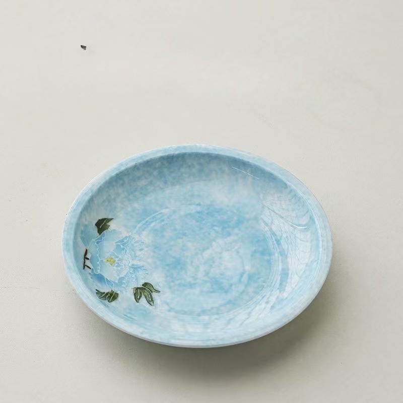 微信图片_20260131202139_1610_6 Hand-Painted Relief Carving Ceramic Gaiwan Set - Artistic Tea Set with Saucer