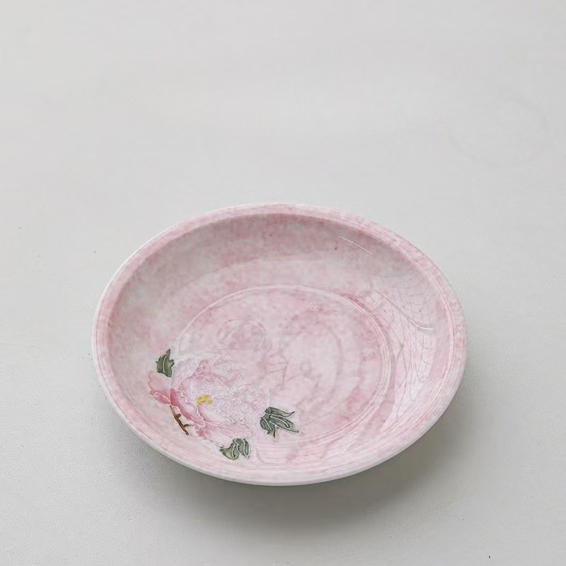 微信图片_20260131202140_1611_6 Hand-Painted Relief Carving Ceramic Gaiwan Set - Artistic Tea Set with Saucer