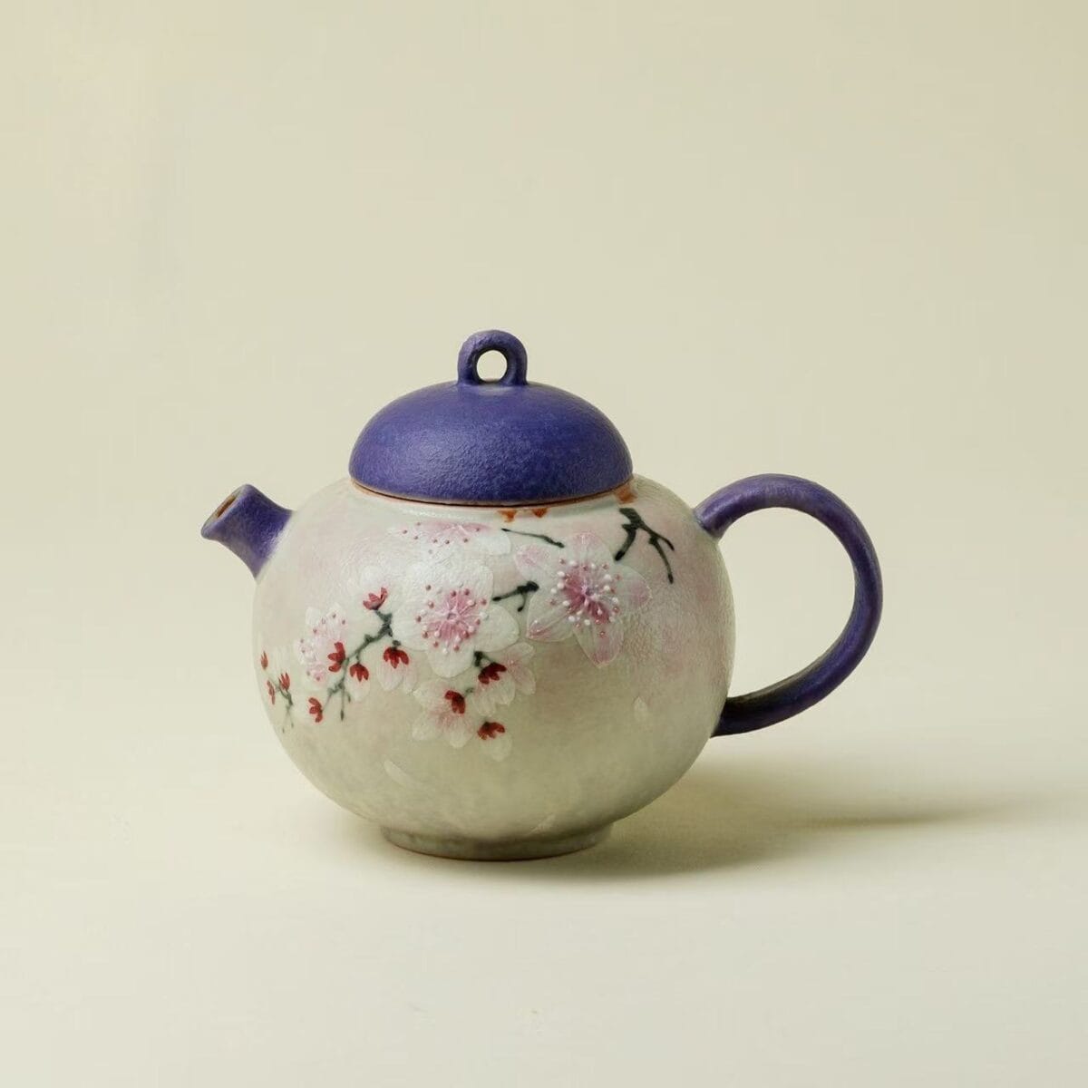 hand painted teapot