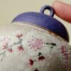 Hand Painted Teapot - Stunning Fen Cai Plum Blossom Design, 130ml