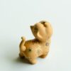 微信图片_20260202110610_1638_6 Golden Duan Zisha Cat Tea Pet & Lid Rest - Handmade Ceramic Tea Accessory