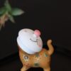 微信图片_20260202112100_1644_6 Golden Duan Zisha Cat Tea Pet & Lid Rest - Handmade Ceramic Tea Accessory