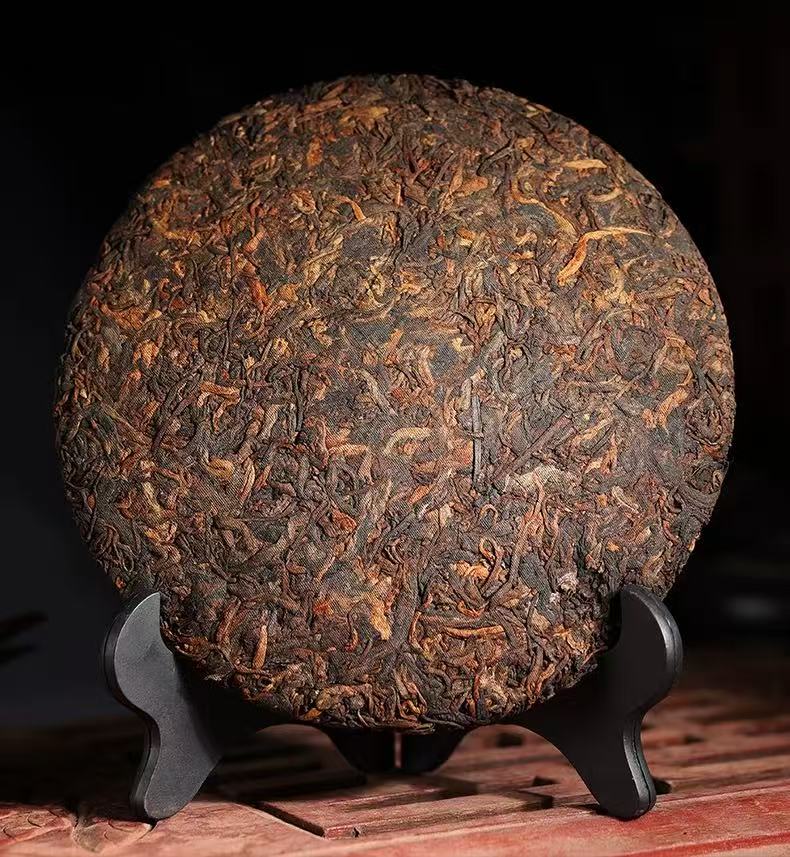 Bingdao ripe puer tea cake
