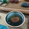 微信图片_20260222014451_2027_6 Indigo Blue "Gilded Leaf" Jian Zhan Teacup - Autumn Leaf Design (100ml)