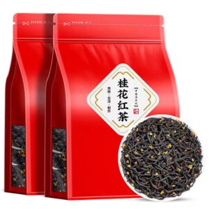 2026 Premium Scented Osmanthus Black Tea - Wuyi Zheng Yan Lapsang Souchong, 500g Loose Leaf