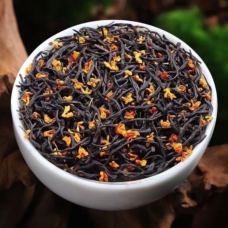 2026 Premium Scented Osmanthus Black Tea - Wuyi Zheng Yan Lapsang Souchong, 500g Loose Leaf