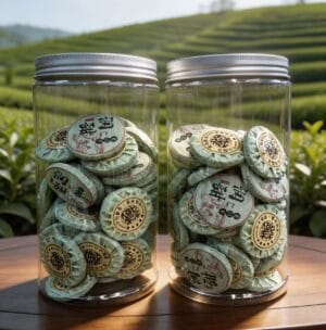 gong mei white tea compressed cakes