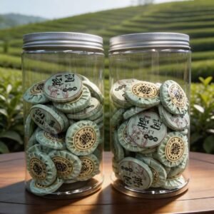gong mei white tea compressed cakes