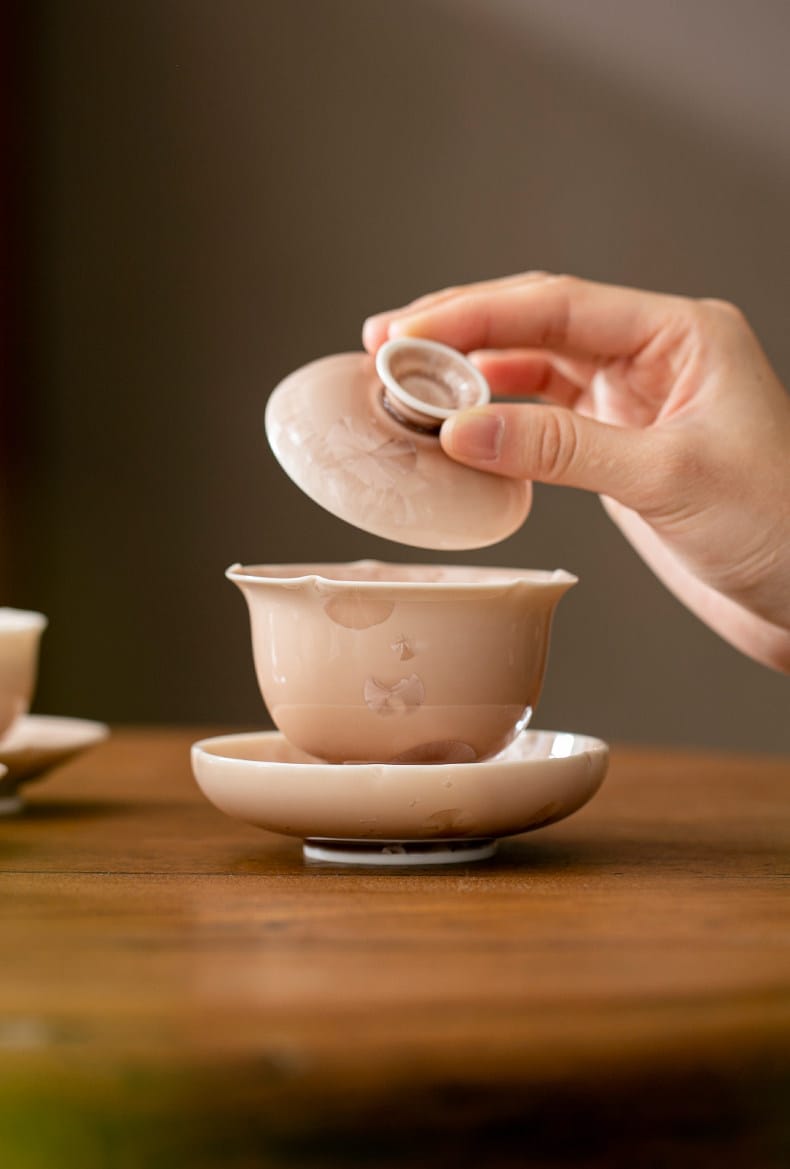 Luxury Gongfu Tea Set - 7 Piece Crystalline Glaze with Gift Box