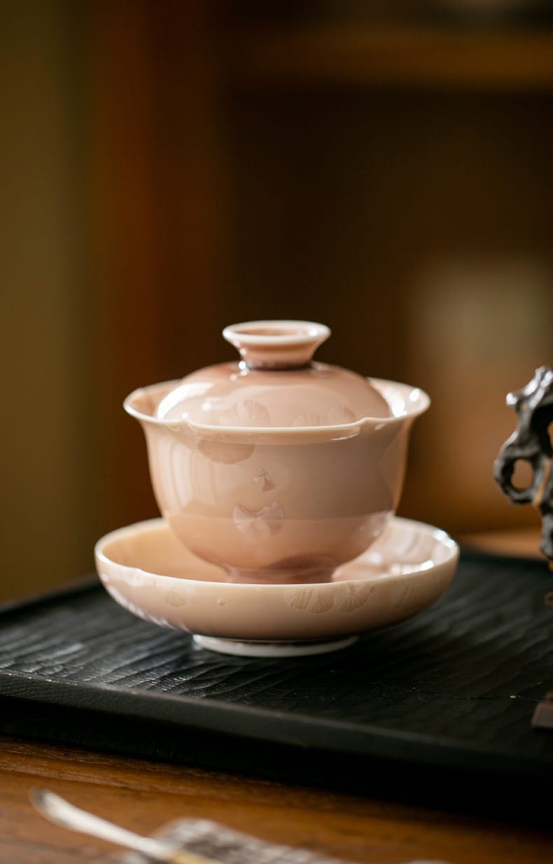 Luxury Gongfu Tea Set - 7 Piece Crystalline Glaze with Gift Box