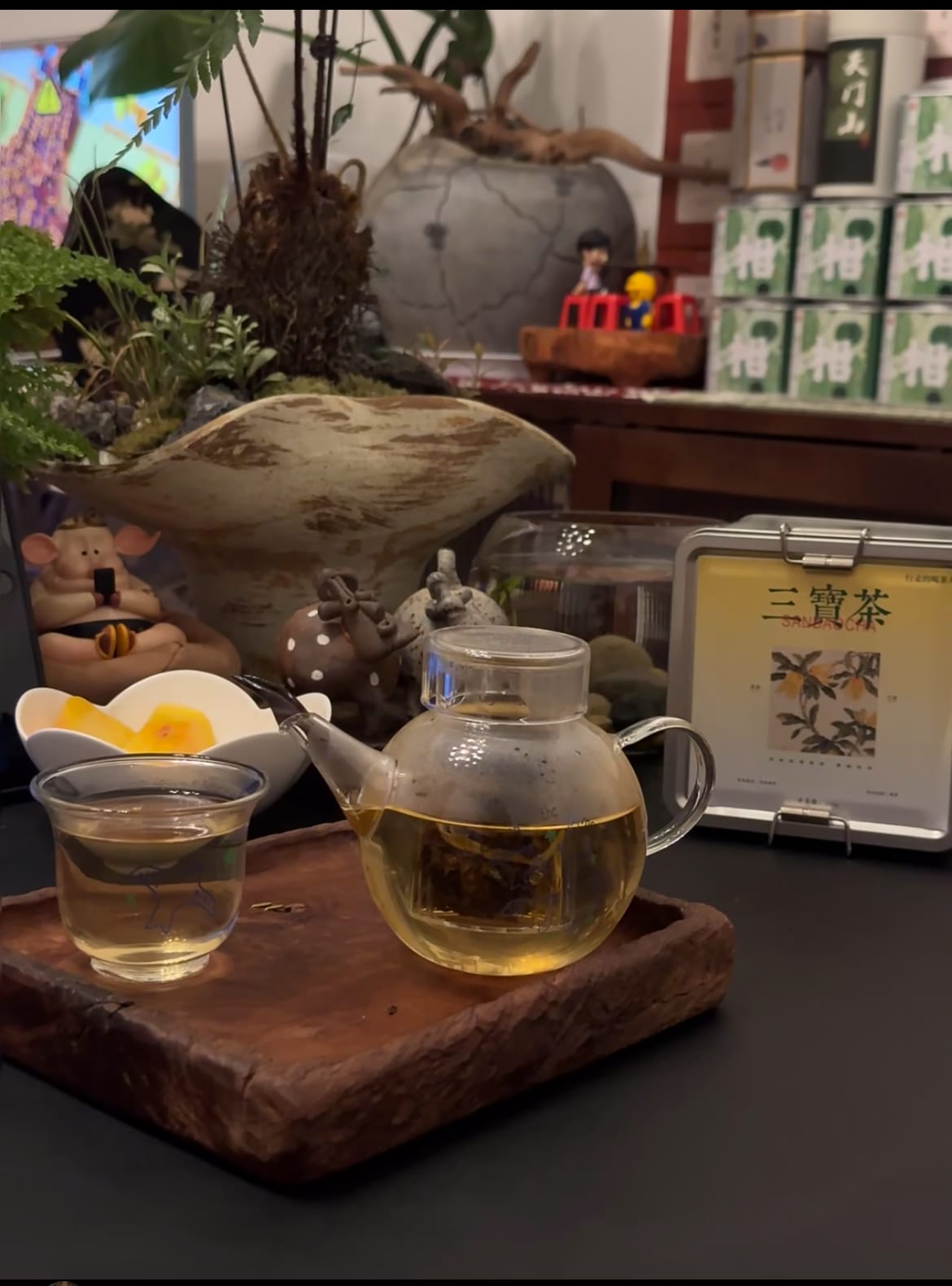 Three Treasures Tea - 250g of Aged Tangerine Peel & White Tea