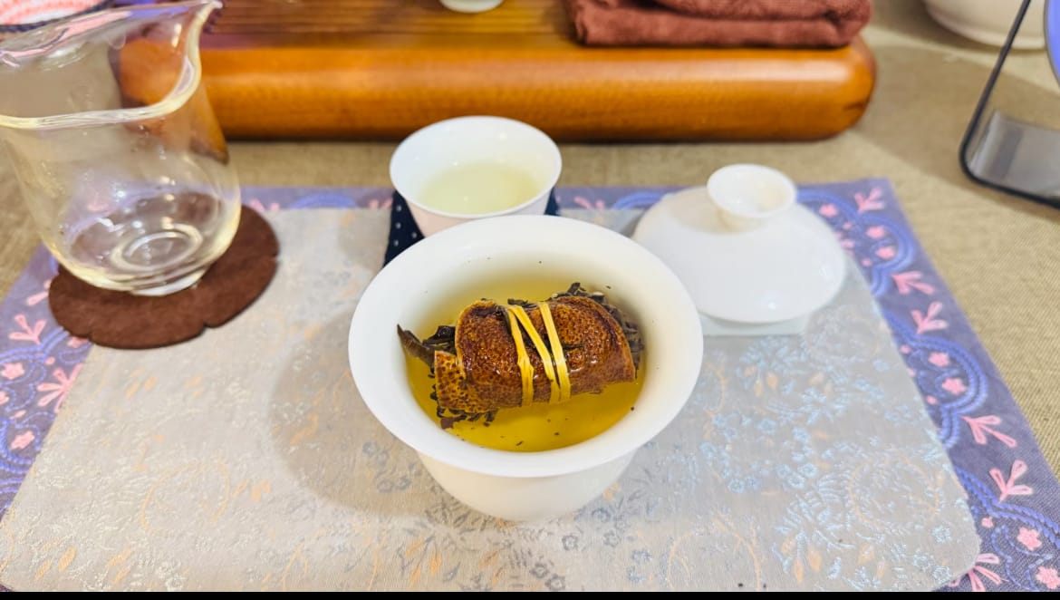 Three Treasures Tea - 250g of Aged Tangerine Peel & White Tea