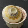Silver Lotus Gaiwan - 150ml Art Piece Inspired by Mogao Caves
