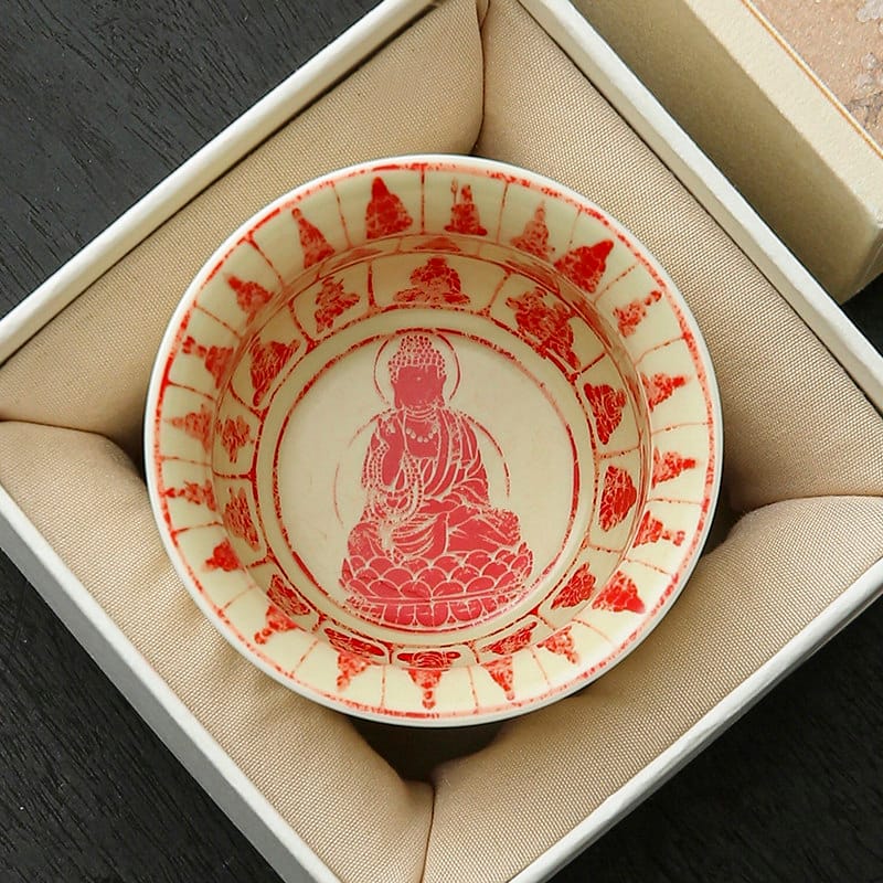 Bamboo Green Inlay Gold Silver Tea Cup: A Stunning 90ml Palace Masterpiece