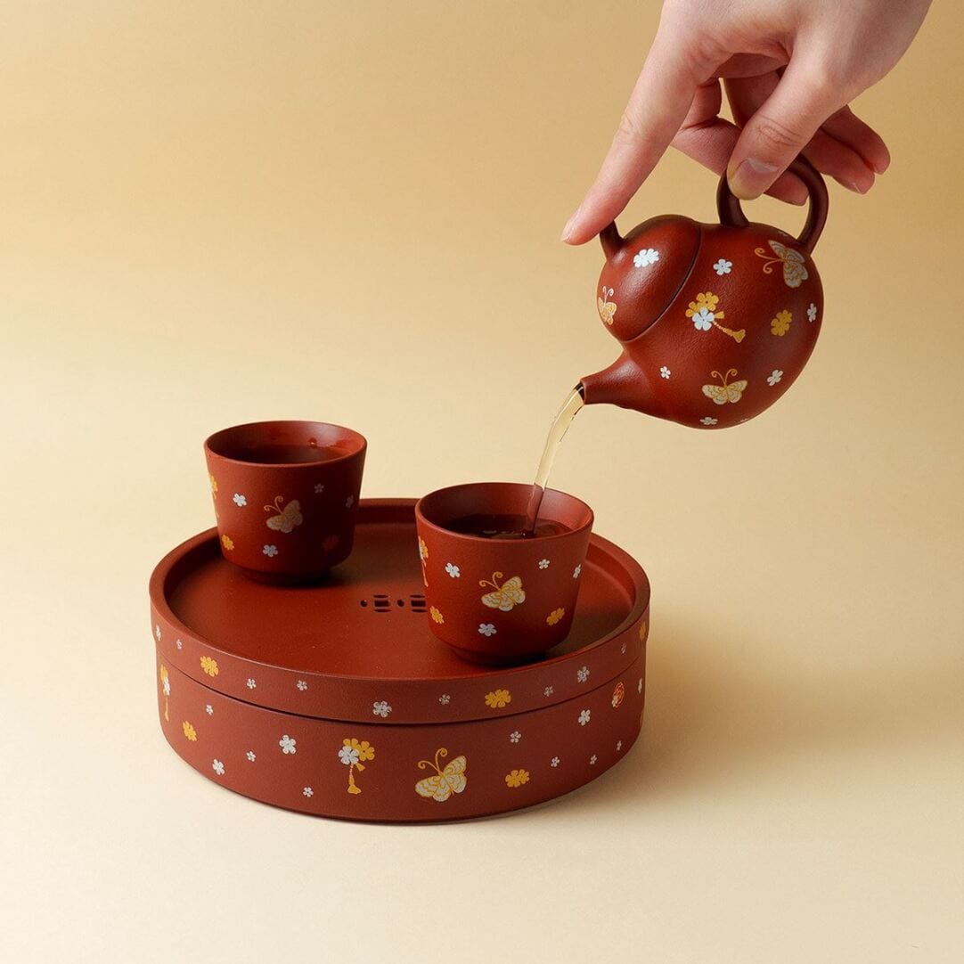 Zhu Ni clay tea set