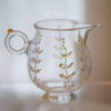 Wisteria Embossed Borosilicate Glass Fairness Cup – 170ml Tea Pitcher for Gongfu Tea