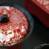 Dusky Crimson Gaiwan - Exquisite 120ml Hand-Painted Zen Tea Set