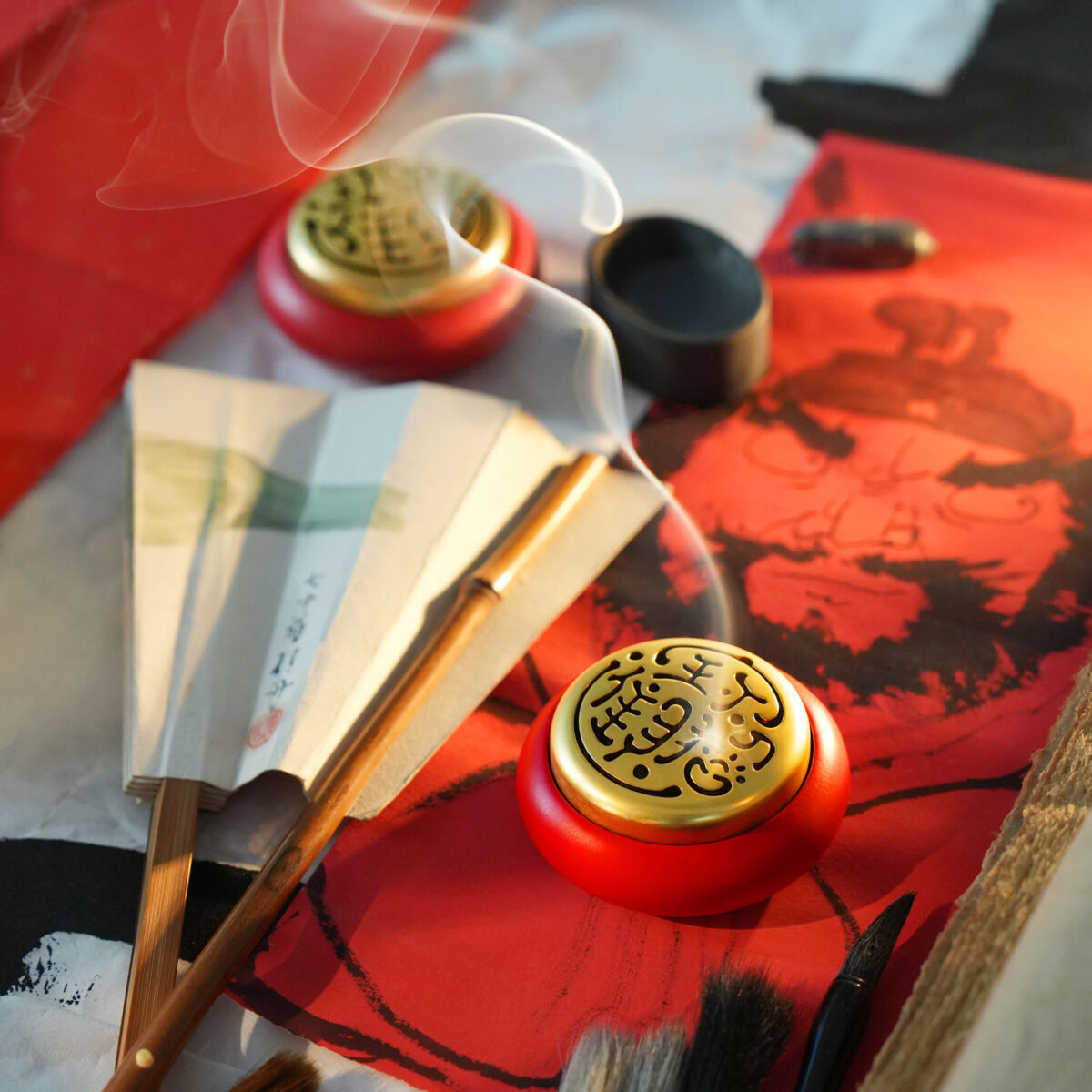 Pure Copper Handmade Incense Burner - Mini Zen Incense Holder for Meditation & Tea Ceremony