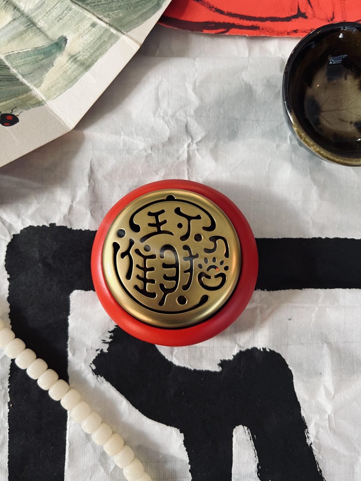 Pure Copper Handmade Incense Burner - Mini Zen Incense Holder for Meditation & Tea Ceremony