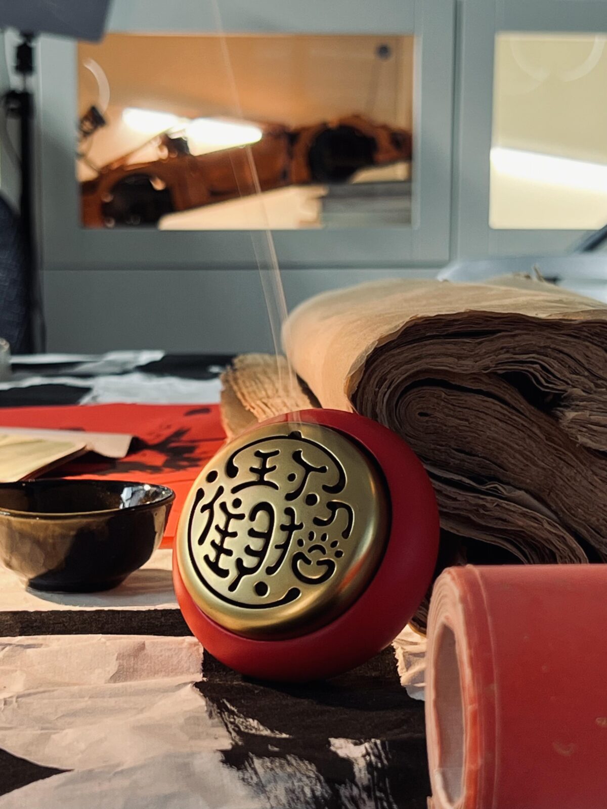 Pure Copper Handmade Incense Burner - Mini Zen Incense Holder for Meditation & Tea Ceremony